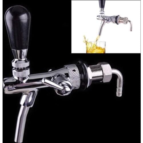 Adjustable Beer Faucet Flow Rate Regulator Kit Regulate Beer Flow Fits Standard Beer Shanks and Towers with Ball Lock