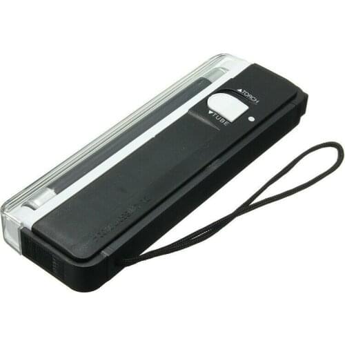 Handheld Uv Black Light Ultraviolet Lamp with Torch Portable Money Detector 2In1