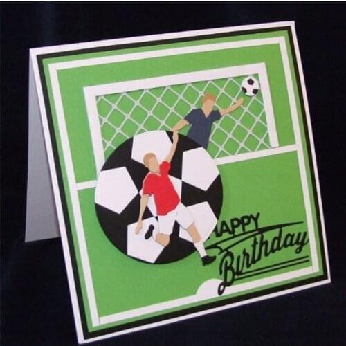 HAPPY BIRTHDAY Alphabet DIY Silver Cutting Die Album Card Photo Making Stencil Decoration Handmade Template