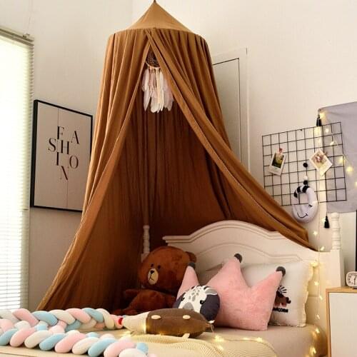Nordic Baby Room Crib Bed Tent Hung Dome Mosquito Net Baby Bed Baby Girl Room Decor Kids Bed Canopy Tent Curtain Home Decoration