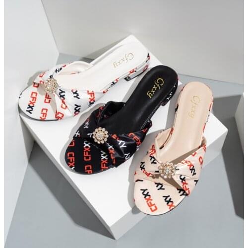 Pumps Womens Shoes Spring Summer 2021 Slingback Square Toe Heels Fashion Sandals Horsebit Medium Heel Beautiful Woman for Party