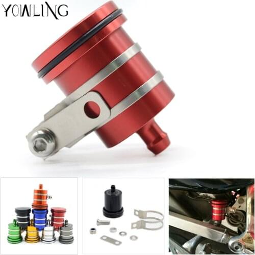 Universal Motorcycle Brake Fluid Reservoir Clutch Tank Oil Fluid Cup For Honda Kawasaki Ducati TMAX 530 MT09 ER6N Z1000 MONSTER