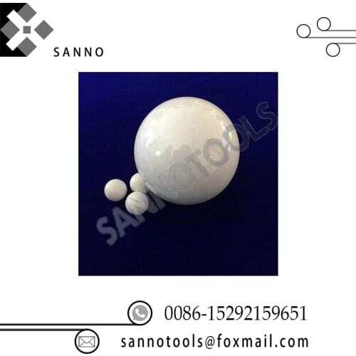 High hardness and thermostability Diameter 9.0mm ZrO2 Ceramic Ball zirconia ceramic spheres zro2 bead / ball for grinding