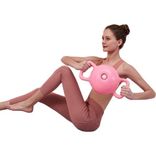 Women kettlebell Fitness Yoga Adjustable Portable 1.2-6kg Water Kettle Bell Dumbbell Double Handles Pilates Body Shaping