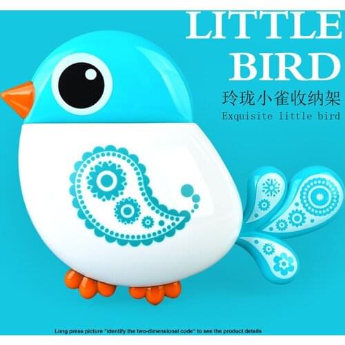1 Piece Cute Bird Sucker Toothbrush Toothpaste Storage Rack Suction Cup ToothBrush Holder Bathroom Accessories for Toothbrush