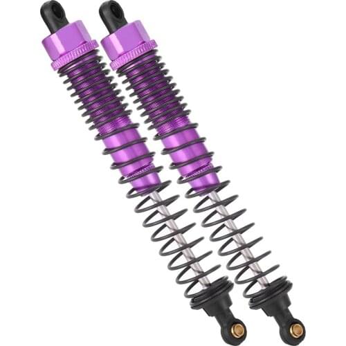 2pcs 130mm Oil Adjustable Alloy Aluminum Shock Absorber Damper For HSP Car Parts 94180 1/10 RC Off Road Car