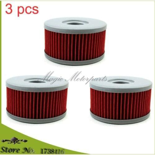 3 pcs Oil Filters For Suzuki TU250 GZ250 DRZ250 VL125LC Beta Motor SP250 DR250 SG350 DR