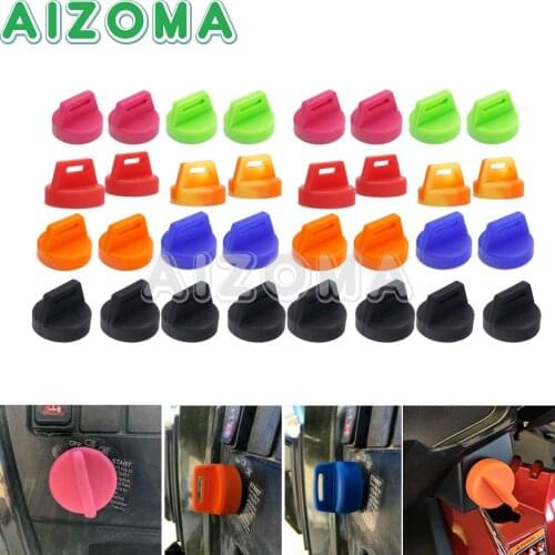 7 Colors UTV Ignition Switch Key Cover for Polaris Sportsman Scrambler Boss Trail ATV UTV Magnum RZR Ranger 5433534 Key Fob Case