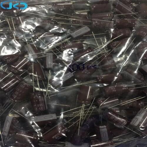 10pcs/Lot 560uF 35V NIPPON NCC 12.5x20mm Low ESR 35V560uF Aluminum Electrolytic Capacitor