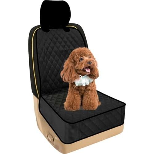 Dog Car Travel Accessories Dog Car Seat Cover, Pet Front Cover for Cars, Trucks, and Suvs - Oxford Waterproof & Nonsli