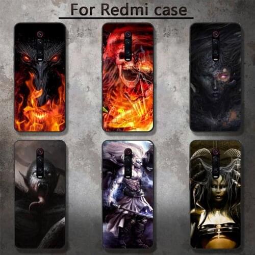 Scary Horror Skull Hot Demon Girl Phone Case For Redmi 9A 6 4X 7 7A 8 GO K20 K30 K30pro Note 4 4X 5 5A 6 6 Pro 7 8 K30 8pro K30