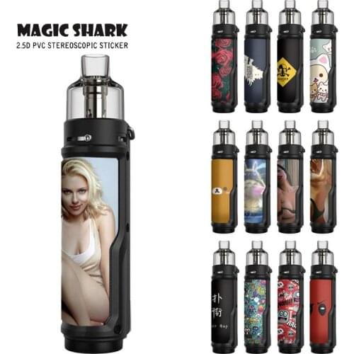 Magic Shark 100% New Sexy Woman Cute Bear Skull Rose Painting Film Skin Cover Case Sticker for Voopoo Argus X