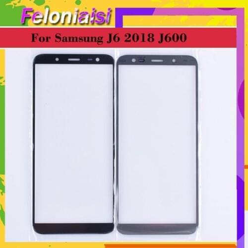 For Samsung Galaxy J6 2018 J600 J600F SM-J600F/DS SM-J600G/DS Touch Screen Outer Glass TouchScreen Lens Front Panel