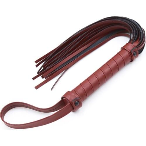 Erotic Flogger Tassel Bondage Whip Leather Spanking for Fetish Adults Couples Slave Role Play Lash Bdsm Bondage Sex Toys