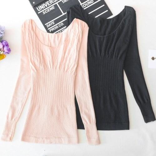Hot selling Skin color dance basic shirt underwear 80D Female thin invisible transparent long-sleeve Velvet stockings tops