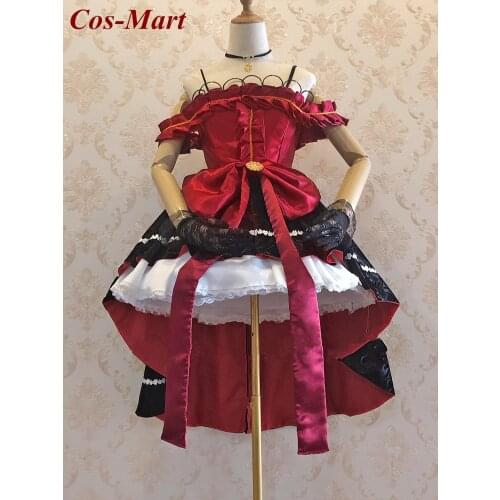 Game Honkai Impact 3rd Theresa Apocalypse Cosplay Costume Fashion Red Formal Dress Female Party Role Play Clothing Custom-Make