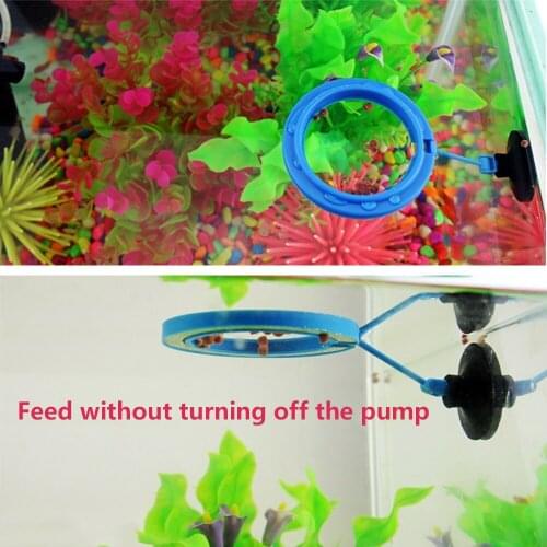 Fish Food Ring Aquarium Fish Tank Small Type Tropical Fish Feeder Feeding Ring Aquarium Accessories Dropshipping