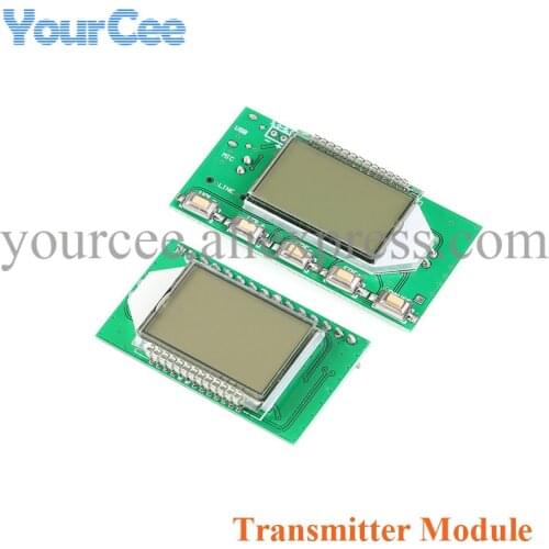 FM Radio Module Transmitter Module PLL LCD Stereo Digital FM Radio Wireless Stereo Board LCD Display Noise Reduction 50-18KMHz