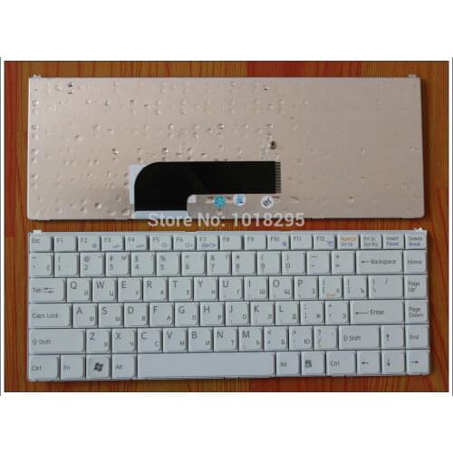 NEW RU/Russian Keyboard FOR Sony VAIO VGN-N N150P N120G/W N160G N170G N320E N220E N230E N130 Laptop Keyboard White K070278B1
