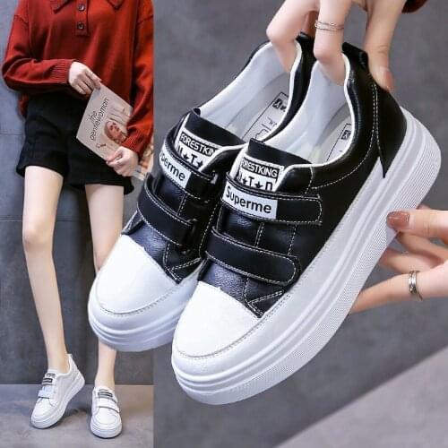 2021 New Sports Shoes Womens Shoes Thick-soled Shoes Sports Shoes Womens Vulcanized Shoes Fashionable and Simple