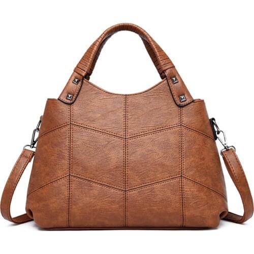 2021 New Handbags Women Bags Designer Brand Main Female Leather Top-handle Shoulder Bag Vintage Hand Bag Ladies