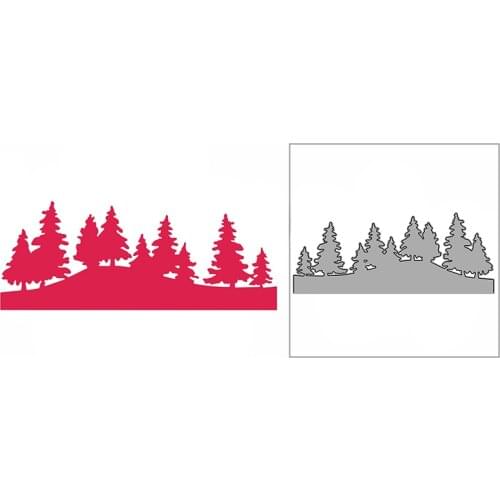 New Forest Hills Nature Craft Embossing Mold 2021 Metal Cutting Dies for DIY Decorative Scrapbooking Album Card Making No Stamps