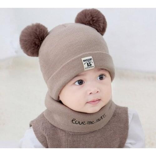 Autumn and winter baby hat baby wool hat warm baby child hat