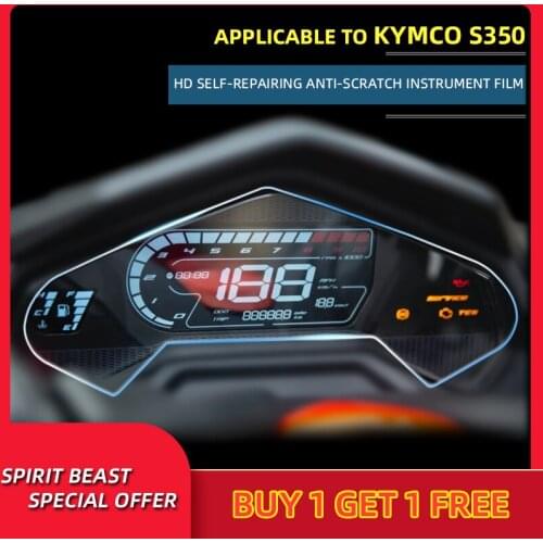 Spirit Beast Motorcycle speedometer TPU Scratch Protection Film Dashboard Screen Instrument Stickers For KYMCO Xciting S 350