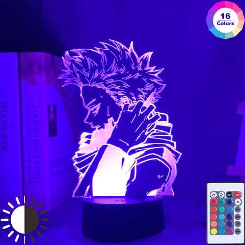 Anime My Hero Academia LED Night Light Hitoshi Shinso Lamp for Bedroom Decor Birthday Gift Hitoshi Light My Hero Gadget