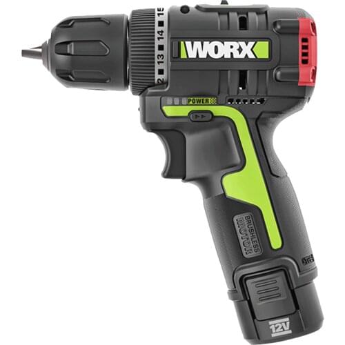 WU130 Household Electric Drill Rechargeable Brushless Pistol Drill Multi-functional Electric Screwdriver Electric Tool 220V 10mm