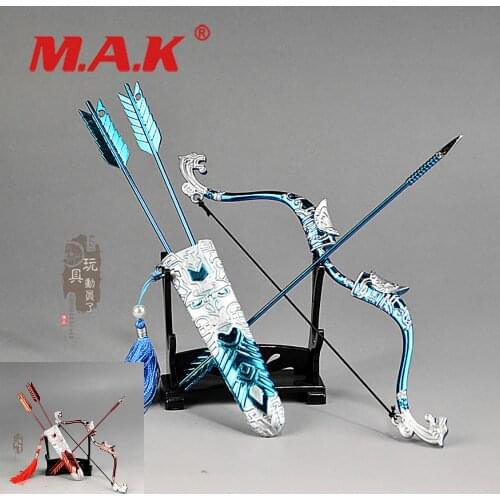 1/6 Miniature Weapon Sword Model Bow and Arrow Toys For 12-Inch Action Figure Dolls