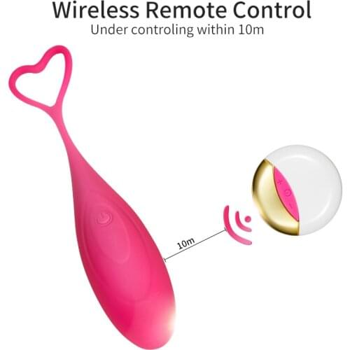 10 Speed Wireless Remote Control Vibrator USB Rechargeable Bullet Egg Vibrator Vaginal Massage Kegel Balls Sex Toys for Woman