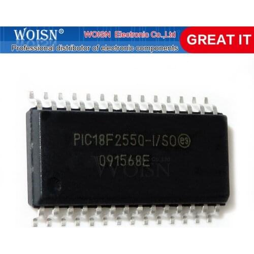 2pcs/lot PIC18F252-I/SO PIC18F252 18F252 PIC18F2550-I/SO PIC18F2550 18F2550 SOP-28