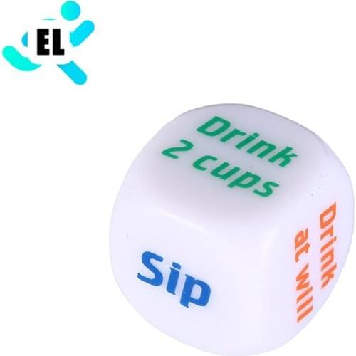 20mm Drinking Wine Mora English Dice Gambling Game Toys Party Bar Adult Game Toys Lovers Bar Party Pub Drink Fun Toys