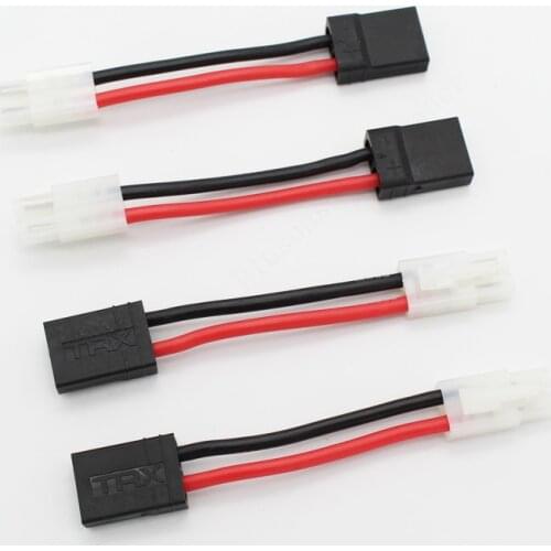 200 pcs /Lot Tamiya Connector to TRX Female Adaptor 14 AWG Cable 60mm for RC Part