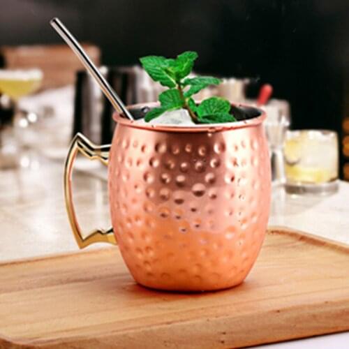 60ml/550ml/5L Beer Cups Coffee Cup 18 Ounces Hammer Mug Moscow Mule Mugs Kitchen Drinkware Cocktail Copper Mugs for Bar Party
