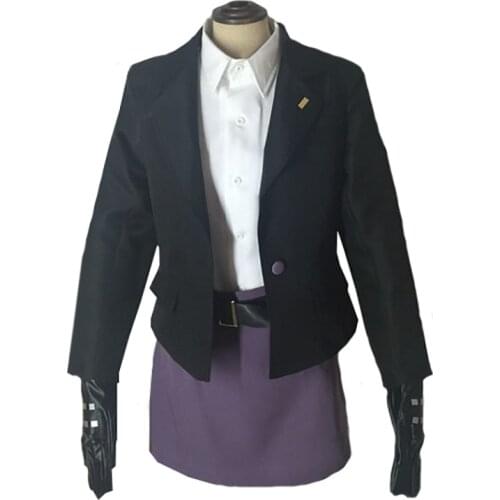 Free shipping Danganronpa 3: The End of Hope Kyoko/Kyouko Kirigiri Suit Cosplay Costume