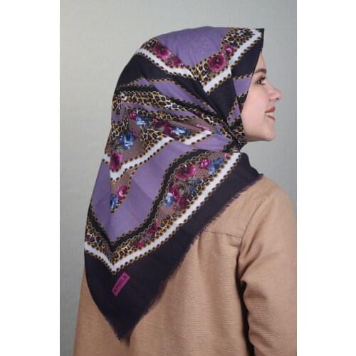 BONJELA PATTERNED COTON SCARF-DESEN-64-RENK-07