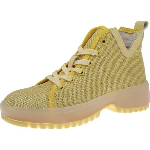 Martin Boots Female Summer Breathable Shoes Children Summer Short Boots Spring And Autumn Single Flat Canvas shoes