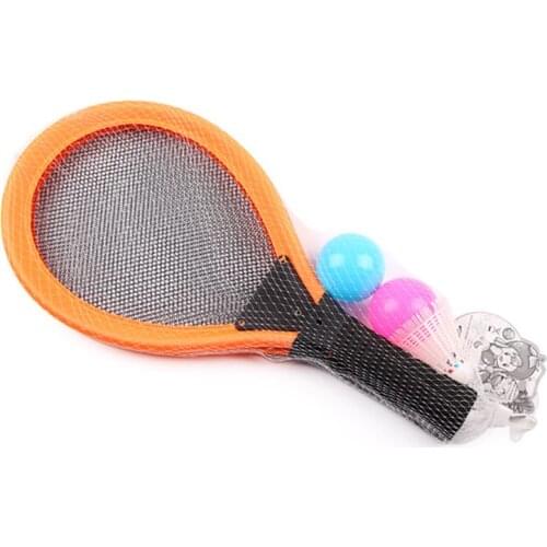 Kids Badminton Tennis Racket Outdoor Sport Toy Light Weight Racket with 3 Balls