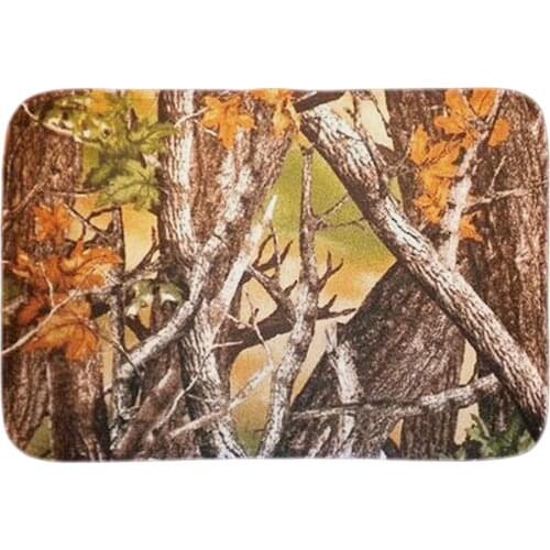 Maple Tree Home Decorative Doormats Soft Lightness Indoor Outdoor Living Room Bathroom Door Mats Short Plush Fabric Floor Mats