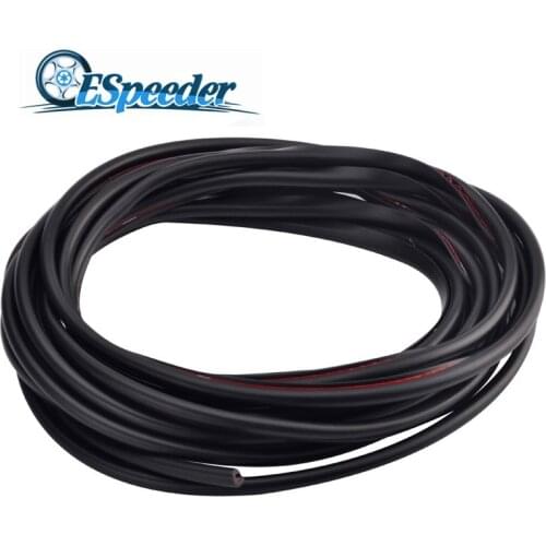 ESPEEDER 5M/lot Universal Car Moulding Trim Strip Edge Guard Cover Door Scratch Protector Strip Scratch Protector For All Car