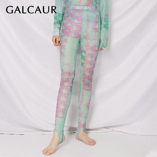 GALCAUR Women's High Waist Pants
