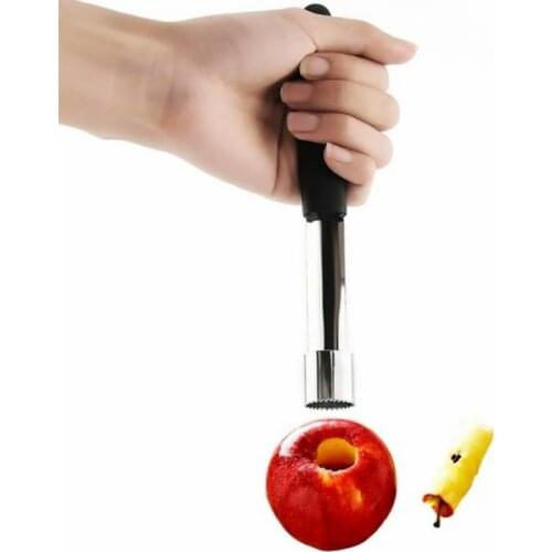 Stainless Steel Apple Fruit Seed Core Remover Pear Apple Corer Seeder Slicer Knife Kitchen House Gadgets Fruit Vegetable Tools
