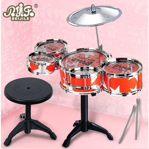 Classical Jazz Drum Children Musical Wireless Instrument Toys Girls Boy Baby Birthday Present Kids Party Toddler Toys Bb50