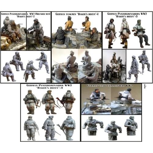 German assault guns of World War II need to assemble and color 8-person kit model 1:35