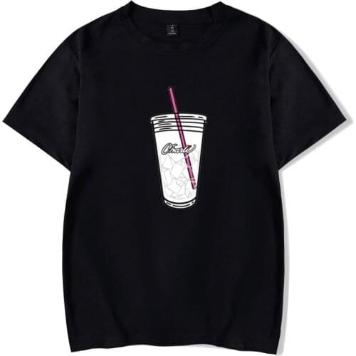 New Arrival charli damelio merch T-shirt Ice Coffee Splatter T-Shirts Women/Men O-neck Short Sleeve Casual 100% Cotton T Shirt
