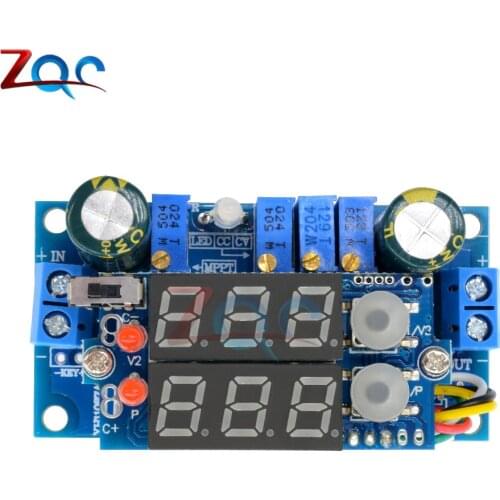 MPPT Step-down Module CC/CV DC-DC DC 6 -32V to DC 1.25 -32V 5A Buck Converter Board LED Display Solar Panel Charging Controller