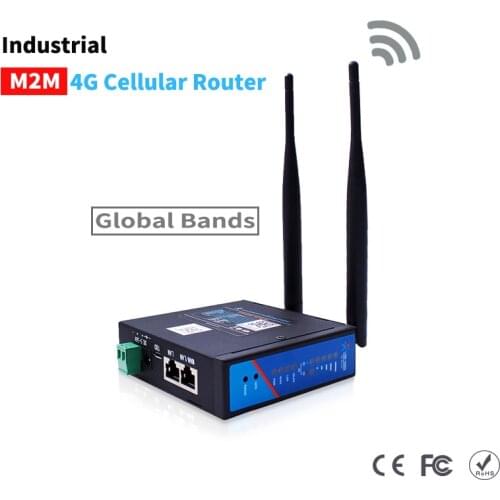 Industrial M2M Router 4G LTE Network Wireless Routing Device Secure Transmit Data APN VPN WLAN USR-G806-G with Global Bands