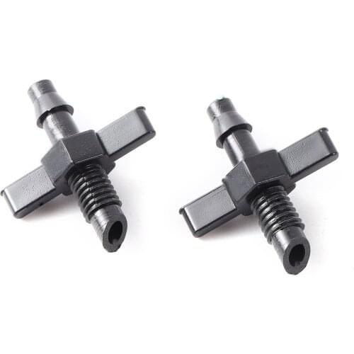 1/4" Barb to 6mm Thread Straight Connector Garden Irrigation Tube Hose Fittings PVC Pipe Watering Connection Accessories 20Pcs